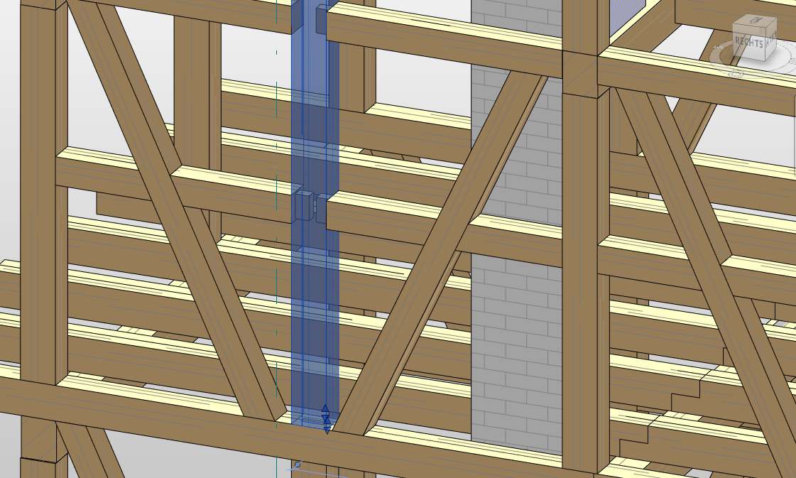 Fachwerk Verbindungsdetail 1